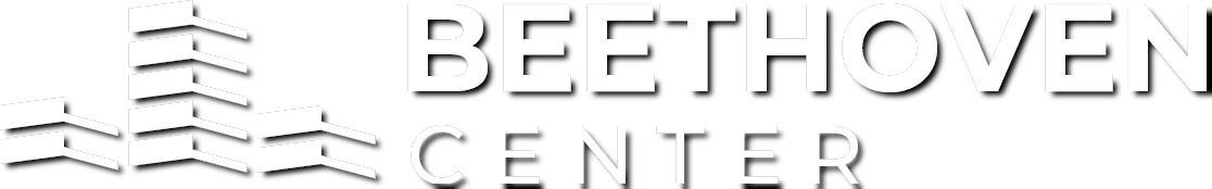 Logo vom Beethoven Center in weiß