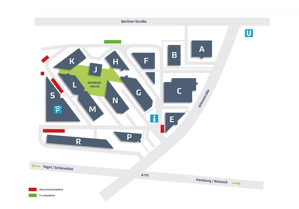 Lageplan von Top Tegel in Berlin