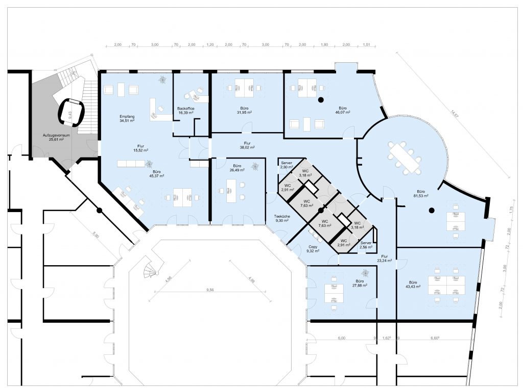 1. OG 550 m²