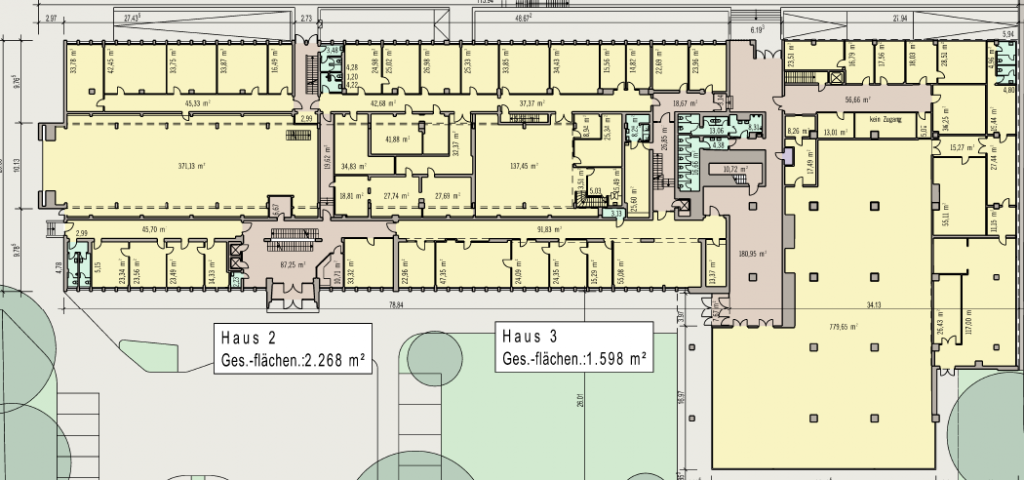 Erdgeschoss Haus 2+3